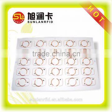 plastic iso standard pvc inlay with customized layout