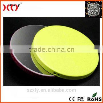 Wholesale price slim mirror power bank 1800mAh for lady gift