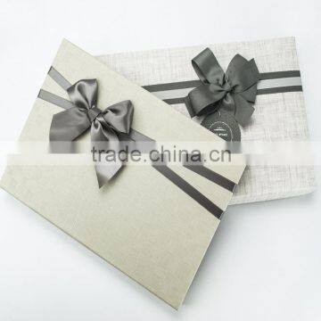 Most Popular Silver Satin Ribbon Bows for Gift Decorative photo-4