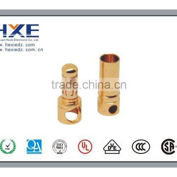 Electrical plug 3.5mm gold plated banana plug connector male to female banana connector
