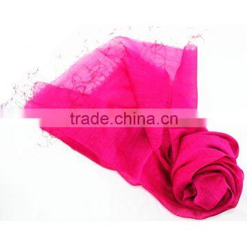 100% wool silk blended scarf