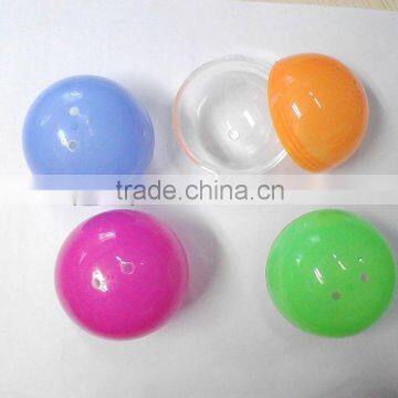 Plastic empty egg capsule toy