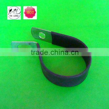 Pipe Clamp With Rubber With Double Screw