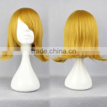 Cosplay kagamine Rin 40cm Short blond studend's Synthetic Wigs N490