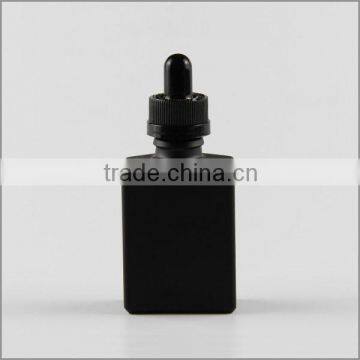 Childproof & Tamper Evident Square 15-30ml Glass E Liquid Bottles