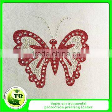 butterfly hot fix rhinestone motif