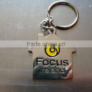 Hot selling metal house keychain