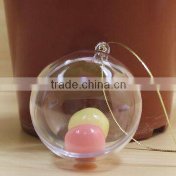 2016 Factory Customized transparent Acrylics Christmas decorations ball