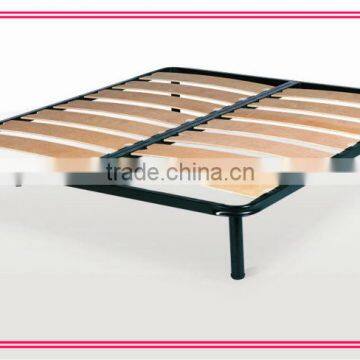 Wood slats bed frame