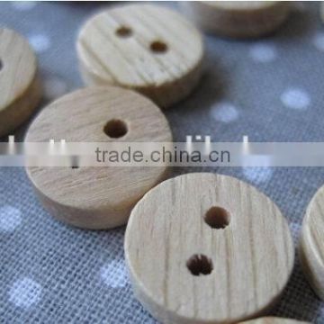 Factory wholesale round custom bamboo button