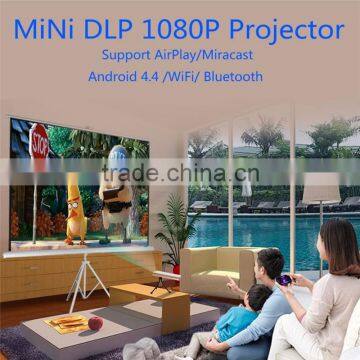 Dragonbest Wholesale 1080P Smart Mini Projector 2016 Support 4K Made in China