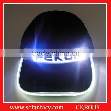 2016 hot selling led baseball cap hat,led fashing hat,led sport hat baseball cap