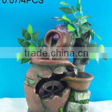 polyresin indoor water fountain tree fountain