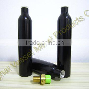 2016 Hot Selling of High Pressure Aluminum Refillable Edible CO2 Gas O.3L Cylinder Zylinder Cilindro for Soda Stream/sparkling