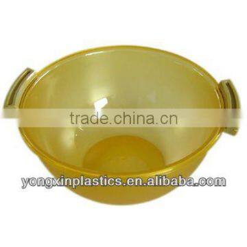 plastic round salad bowl for fruit