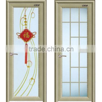 reasonable price waterproof aluminum glass door for bathroom