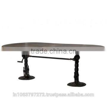 Industrial Double Crank Table