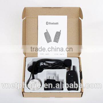 2 Riders Motorcycle Helmet Bluetooth Headset Intercom photo-2