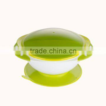 2016 Bpa Free Sunctioned Bowl Baby Plastic pp Feeding Bowl Set Free Sample