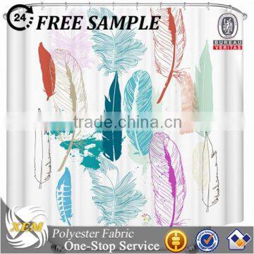 polyester shower curtain fabric, Polyster shower curtain, Bathroom curtain