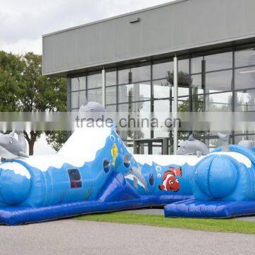 inflatable dolphin tunnel/theme park train/amusement park trains for sale