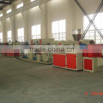 Plastic pipe making machine for PVC