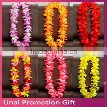 Hawaiian leis Party Supplies Garland Necklace Colorful Fancy Dress Party Hawaii Beach Fun