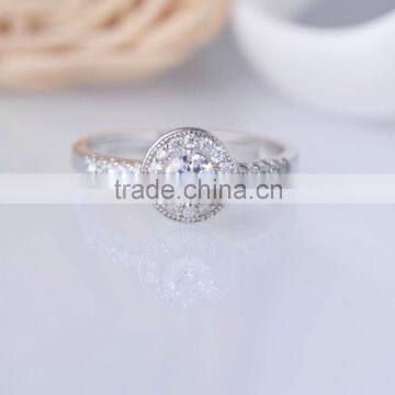 925 Sterling Silver Thin Tension Setting Ring for Women photo-4