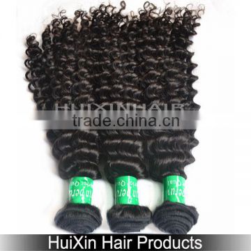 2014 6A New style deep curly brazilian virgin hair accept paypal Deep Wave