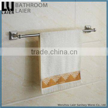 Elegant Chinese Wholesalers Zinc Alloy Brush Nicked Bathroom Sanitary Items Wall Mounted Single Towel Bar