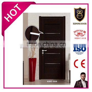 MDF Combined doors with aluminum decoration