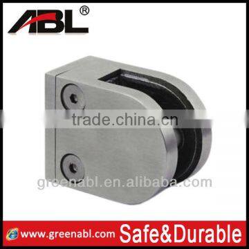 Stainless steel furniture clamps for glass