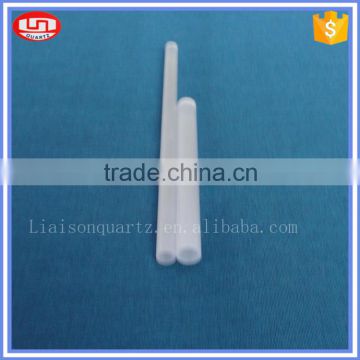 Hollow milky quartz glass tube from Lianyungang