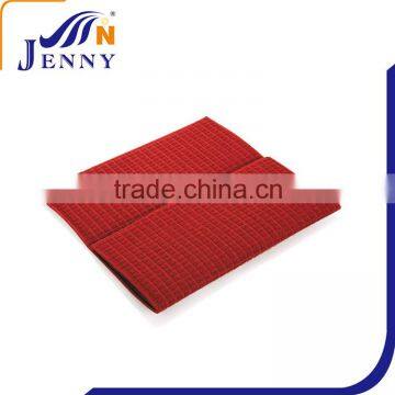 Red Lattice Kitchen Utensils Insulation Drying Mat