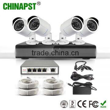 Top10 Onvif 4CH PoE NVR kit 1080P Home Security CCTV POE Flir IP Camera System PST-IPK04C