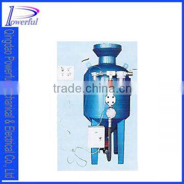 Portable single gun sand peening machine for casting and foundry