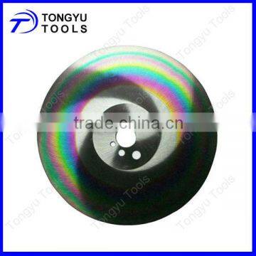 TIN Coated HSS circular saw blade, HSS Metal Slitting Saw Blade