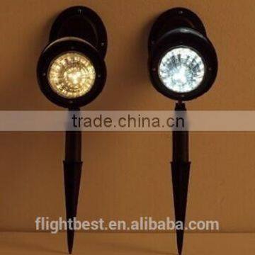 DELUXE Lawn Solar Spot LED Lighting,Plug in the soil LED Spot Light,3 LED Solar Lamp To Paraguay