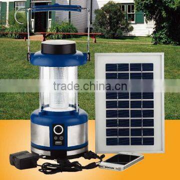 Solar camping lantern 803 with USB solar lantern with mobile phone charger