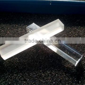 Square crystal quartz rod lab grown clear crystal 4*6*35mm