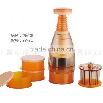 Plastic multi-function kitchen magic chopper veggie twister