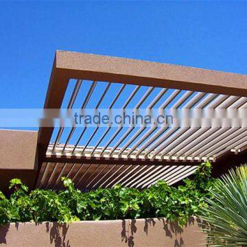 Square adjustable louver shutter louver roof