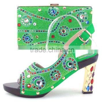 Italian party ladys shoes and bags set high heel TH16-43