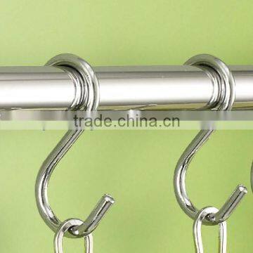 Metal S Shaped Kitchen Spoon Pan Pot Hanging Hooks Hangers