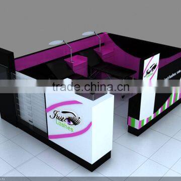 Beauty Brow Threading Eyebrow Kiosk Design