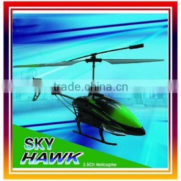 Sky Hawk, 2.4G 3.5ch rc helicopter with gyro and camera.