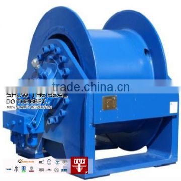 Marine single-drum pneumatic winch