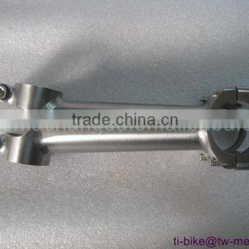 Super Light Titanium Bicycle Stem OEM Hand Brush Finished Cheap ti Bike Stem Customized Titan City Bike Stem XACD Made in China photo-5
