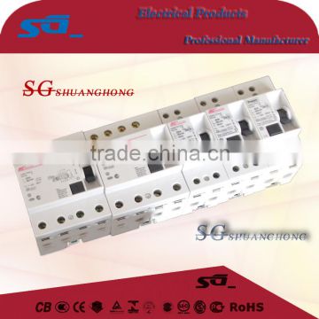 240/415V 6KA 6-125amp rcb 5SM1 residual current circuit breaker rccb SM