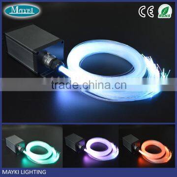 5W RGB mixing color+twinke white wheel mini led fiber optic illumination with remote